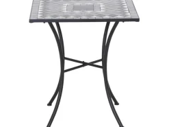Siena Garden Gartentisch Como Quadratisch Grau 60 cm x 60 cm