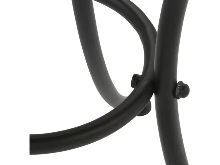 Siena Garden Gartentisch Prato Rund Schwarz Ø 60 cm