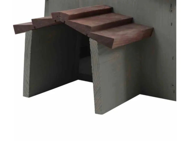 Siena Garden Igelhaus Kiefer Olive und Braun 55 cm x 38 cm x 28 cm FSC®