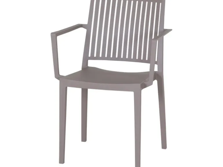 Siena Garden Lane Stapelsessel 56 cm x 57 cm x 80 cm Taupe