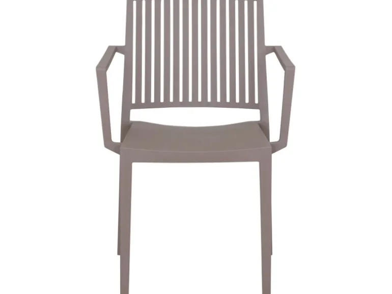 Siena Garden Lane Stapelsessel 56 cm x 57 cm x 80 cm Taupe