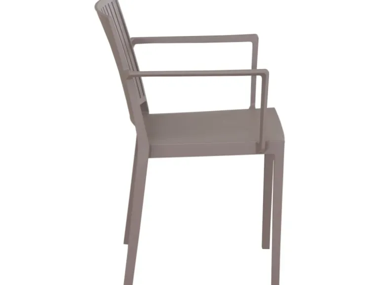 Siena Garden Lane Stapelsessel 56 cm x 57 cm x 80 cm Taupe