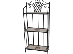 Siena Garden Regal Stella 63 cm x 29 cm x 142 cm Bunt Mosaik