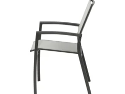 Siena Garden Stapelsessel Velia Alu 56 cm x 66 cm x 89 cm Anthrazit