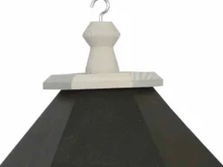Siena Garden Vogelhaus Kiefer Hellgrau und Anthrazit 29 cm x 33 cm x 35 cm FSC®
