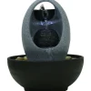 Silex Kunststeinbrunnen/Zimmerbrunnen Polyresin 23 cm x 23 cm Höhe 27,5 cm