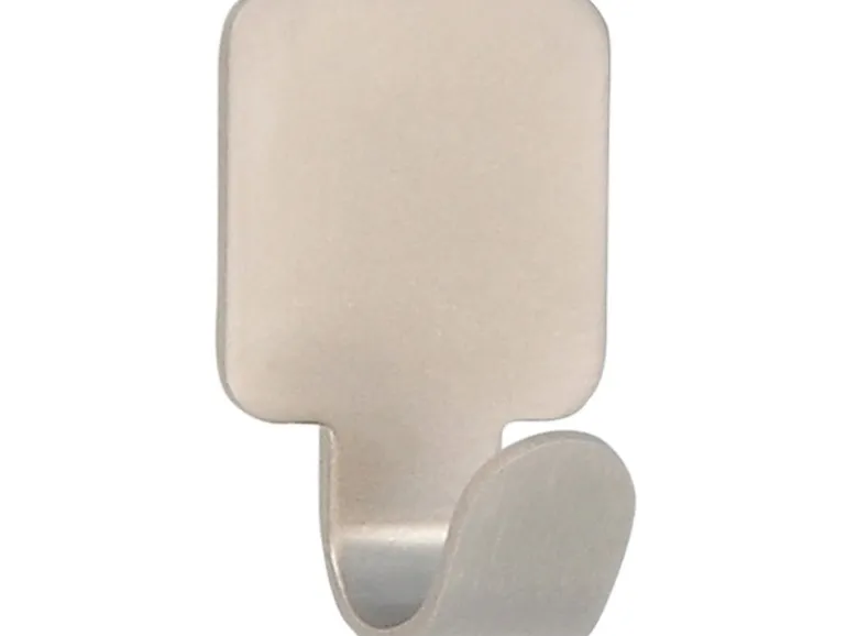 Siro Haken 2319 Metall Nickelfarben Matt Selbstklebend 3 Stück