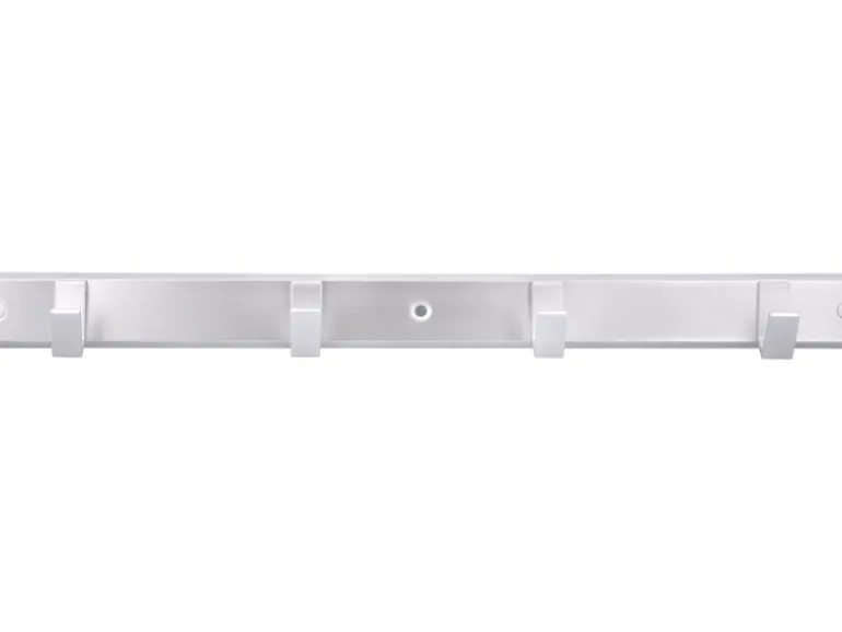 Siro Hakenleiste 2083 Aluminium Natur Matt Länge 450 mm 4 Haken