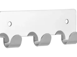 Siro Hakenleiste 1603 Metall Chrom Glänzend Länge 114 mm 3 Haken