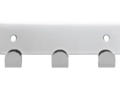 Siro Hakenleiste 1603 Metall Chrom Glänzend Länge 114 mm 3 Haken