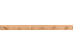 Siro Hakenleiste S641 Kiefer lackiert Länge 420 mm 6 Haken FSC®