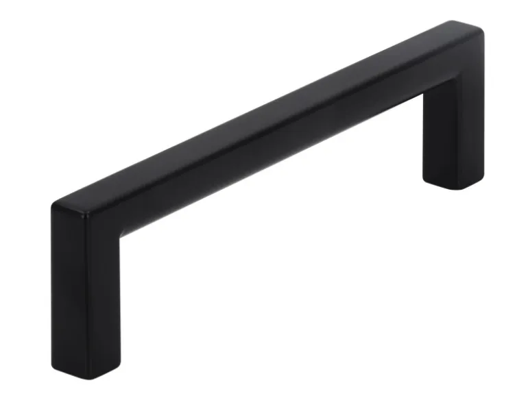 Siro Möbelgriff 2108 Metall Uni Schwarz Matt Lochabstand 96 mm