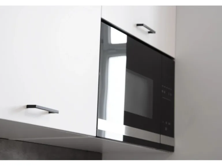 Siro Möbelgriff 2108 Metall Uni Schwarz Matt Lochabstand 96 mm