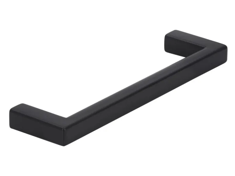 Siro Möbelgriff 2108 Metall Uni Schwarz Matt Lochabstand 96 mm