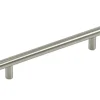 Siro Möbelgriff Edelstahl Feingeschliffen Lochabstand 128 mm