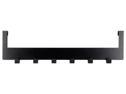 Siro Türgarderobe 1977 Metall Uni Schwarz Matt Länge 375 mm 6 Haken