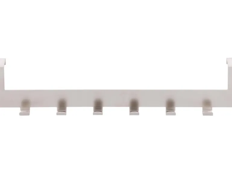 Siro Türgarderobe 1977 Metall Nickel Matt Länge 375 mm 6 Haken