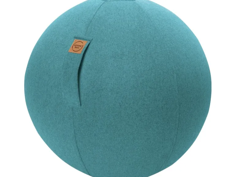 Sitting Ball Hocker Felt 150 l Aquamarin