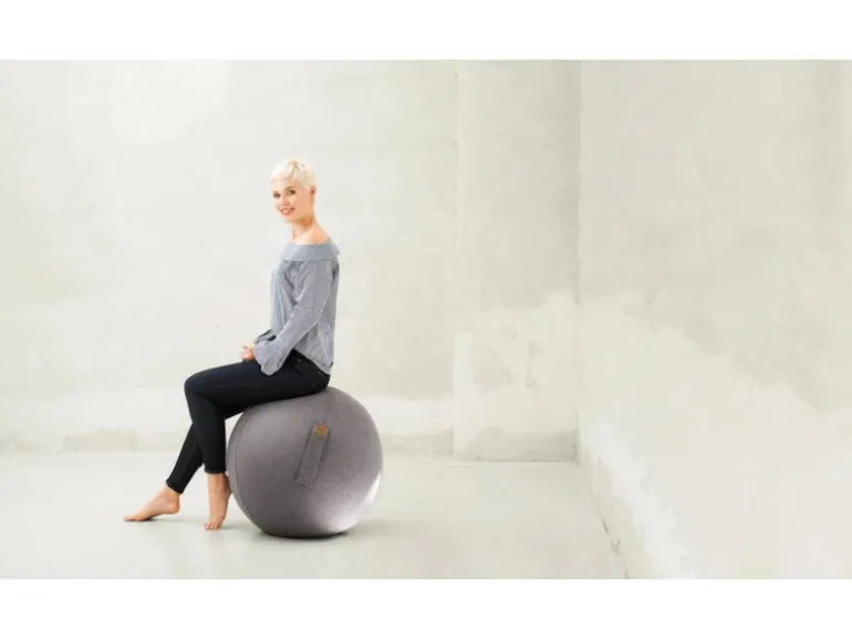Sitting Ball Hocker Felt 150 l Anthrazit