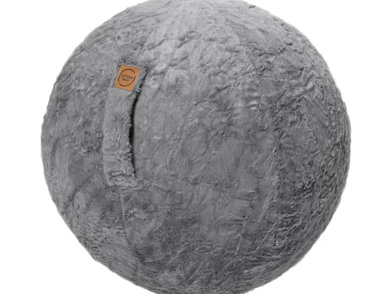Sitting Ball Hocker Fluffy 150 l Mittelgrau