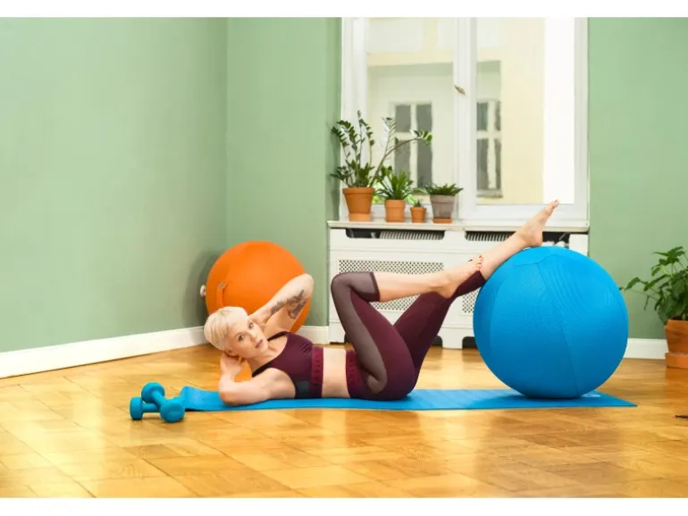 Sitting Ball Hocker Mesh 150 l Petrol