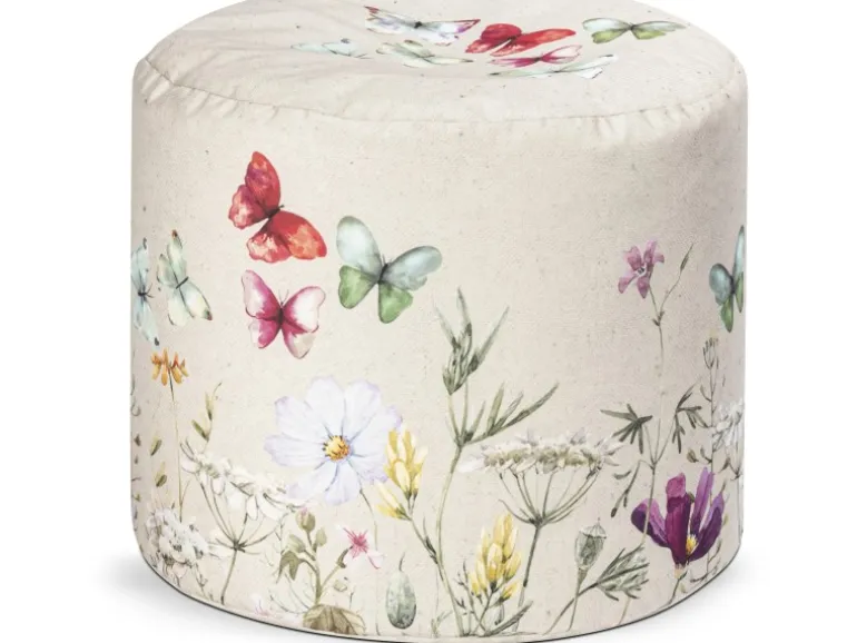 Sitting Point Hocker DotCom Blumenwiese 74 l Bunt Bunt
