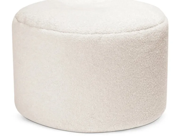 Sitting Point Hocker DotCom Woolly 60 l Natur