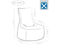 Sitting Point Sessel Outside 300 l Anthrazit