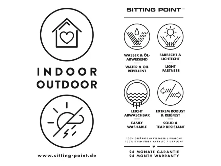 Sitting Point Sessel Outside 300 l Blau