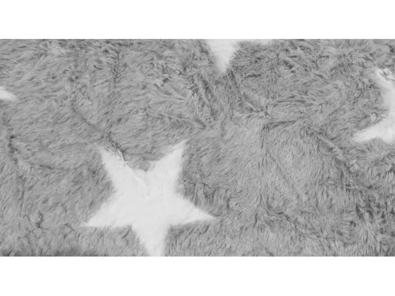 Sitting Point Sitzsack BeanBag Fluffy 220 l Pink Sternen-Muster