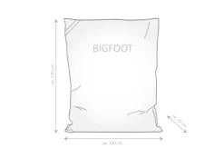 Sitting Point Sitzsack Big Foot Scuba 380 l Rot