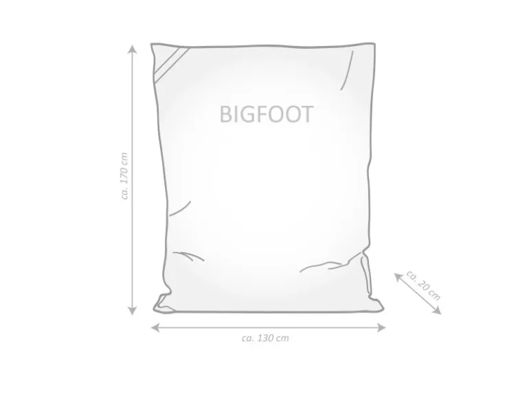 Sitting Point Sitzsack Bigfoot Scuba 380 l Grau
