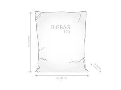 Sitting Point Sitzsack Big Bag Brava 380 l Grün