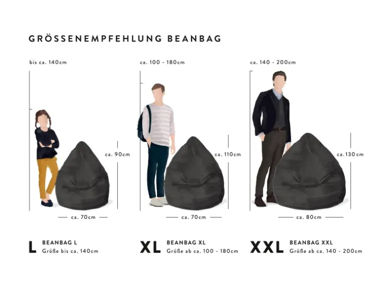 Sitting Point Sitzsack Brava BeanBag 300 l Eukalyptus