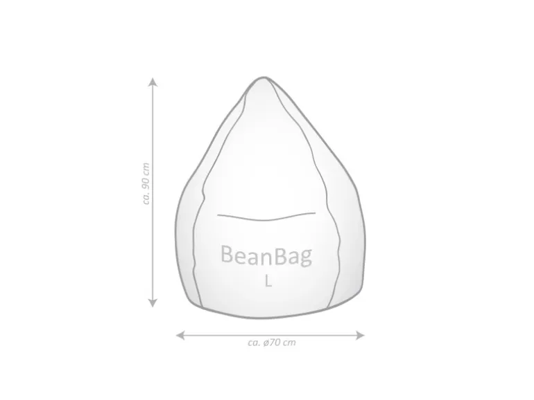 Sitting Point Sitzsack Brava BeanBag 120 l Eukalyptus