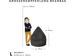 Sitting Point Sitzsack Brava BeanBag 120 l Eukalyptus