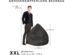 Sitting Point Sitzsack Brava 300 l Anthrazit