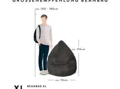 Sitting Point Sitzsack Brava 220 l Dunkelblau