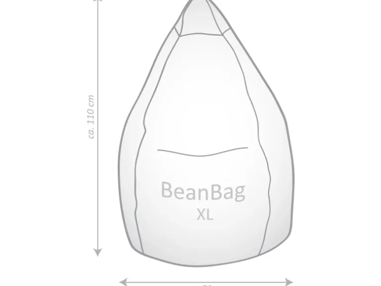 Sitting Point Sitzsack Brava 220 l Dunkelblau