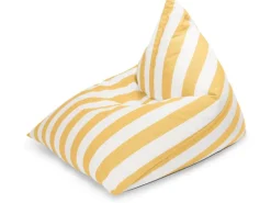 Sitting Point Sitzsack Calypso Santorin 300 l Gelb Streifen-Muster