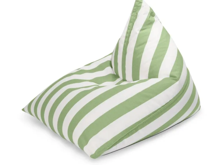 Sitting Point Sitzsack Calypso Santorin 300 l Grün Streifen-Muster