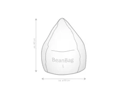Sitting Point Sitzsack Easy 120 l Pink