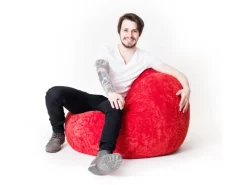 Sitting Point Sitzsack Fluffy 220 l Grün