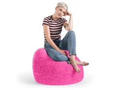 Sitting Point Sitzsack Fluffy 220 l Pink