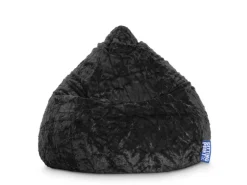 Sitting Point Sitzsack Fluffy 220 l Schwarz
