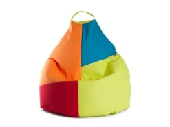 Sitting Point Sitzsack Harlekin 220 l Grün Bunt