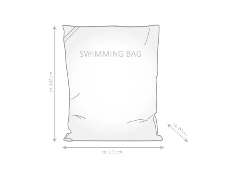 Sitting Point Sitzsack Swimming Bag Junior 350 l Blau