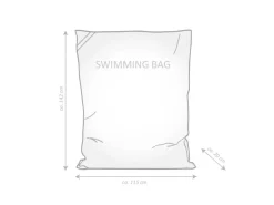Sitting Point Sitzsack Swimming Bag Junior 350 l Jeansblau