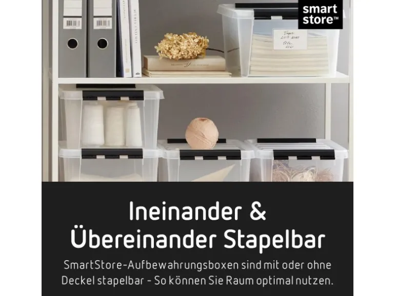 SmartStore Aufbewahrungsbox Classic mit Deckel 1 l