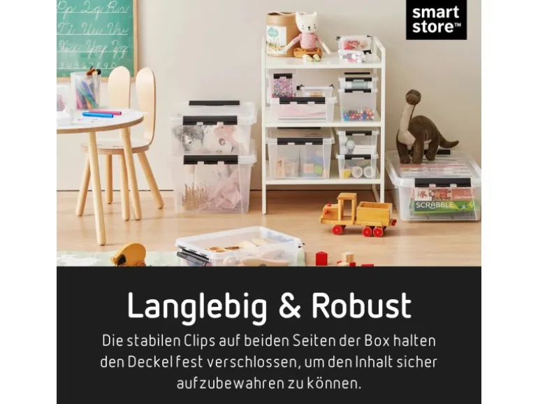 SmartStore Aufbewahrungsbox Classic mit Deckel 1 l